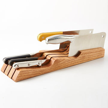 Oak Kitchen Knife Holder