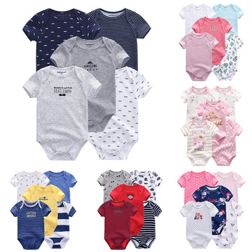 Short Sleeve Baby Bodysuits