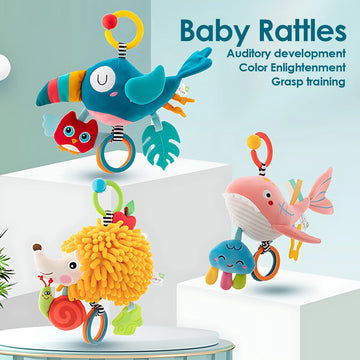 Soft Stuffed Crib Mobile Educational Toy
