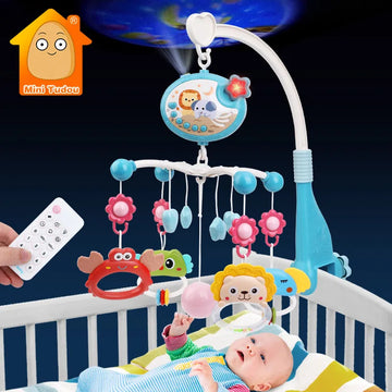 Musical Crib Mobile with Night Light Projector