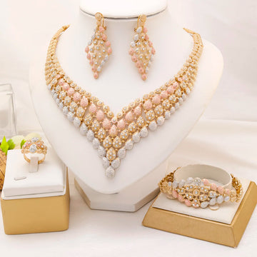 18K Gold Plated Multicolor Jewelry