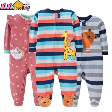 Fleece Zipper Jumpsuit