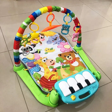Infant Activity Gym with Piano & Play Mat
