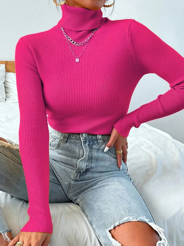 Women’s Slim Fit Turtleneck Sweater