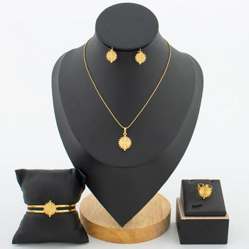 Dubai 18k Gold Plated Jewelry Set