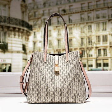 CH Premium Leather Crossbody Tote