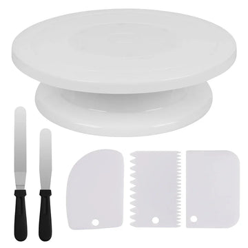 6pcs Cake Turntable Decorating Kit