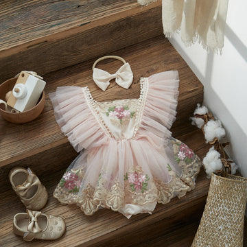 Baby Girl Princess Romper Set