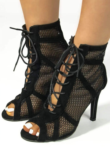 Adjustable High Heel Latin Dance Sandals