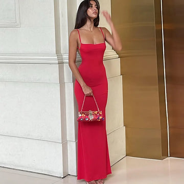 Women’s Strapless Tiered Maxi Dress