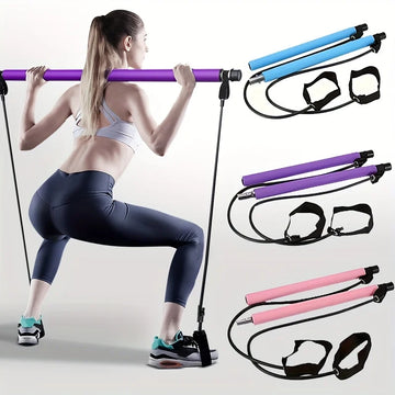 Full Body Toning Pilates Resistance Bar Set