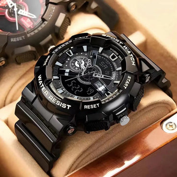 Men's Large Dial Analog-Digital Sport Watch