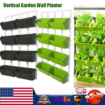 Wall-Mounted 4-Tier Vertical Garden Planter