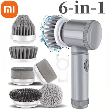 6-in-1 Electric Scrubber Cleaning Brush