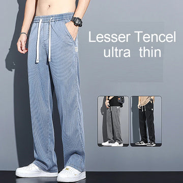 Men's Loose Fit Wide-Leg Casual Pants