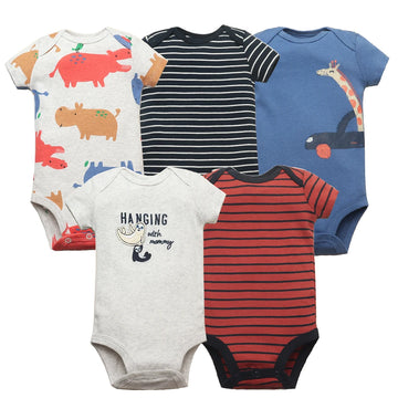 100% Cotton 5PCS/Lot Baby Bodysuits