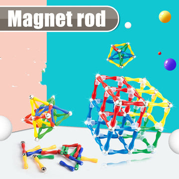 Magnetic Kids Pair Assembly Learning Toy With Sticks
