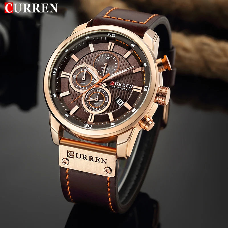 CURREN 8291 Men's Chronograph Sports Watch