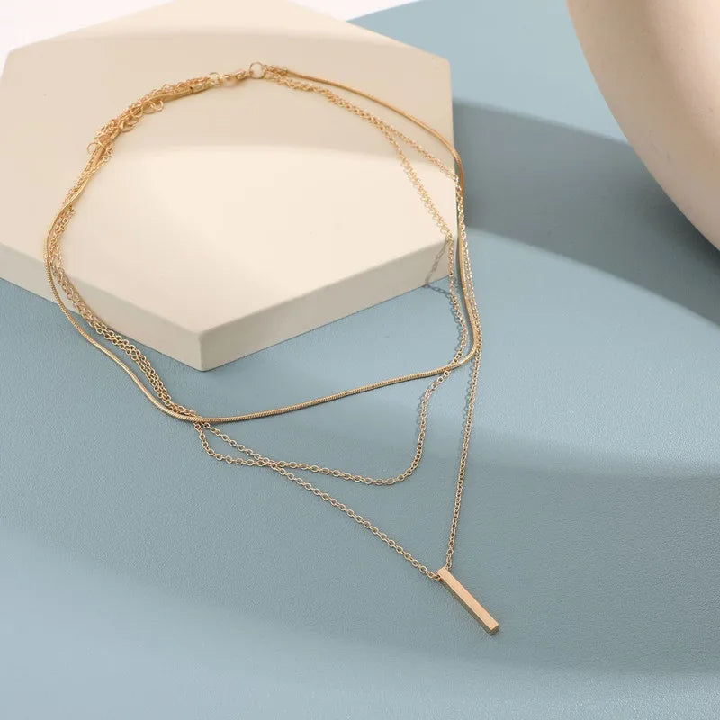 Vintage Bohemian Multilayer Pendant Necklace