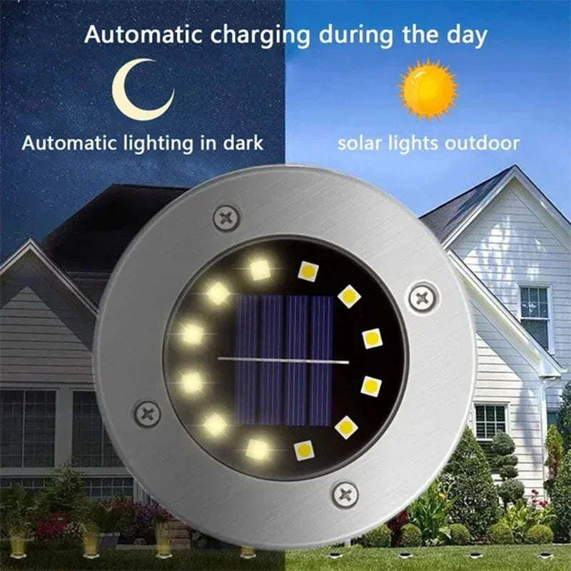 Solar Disk Lights Outdoor