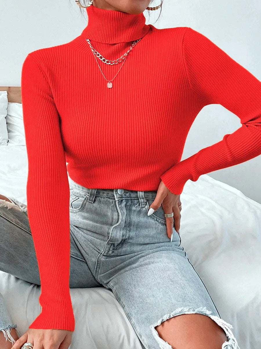 Women’s Slim Fit Turtleneck Sweater