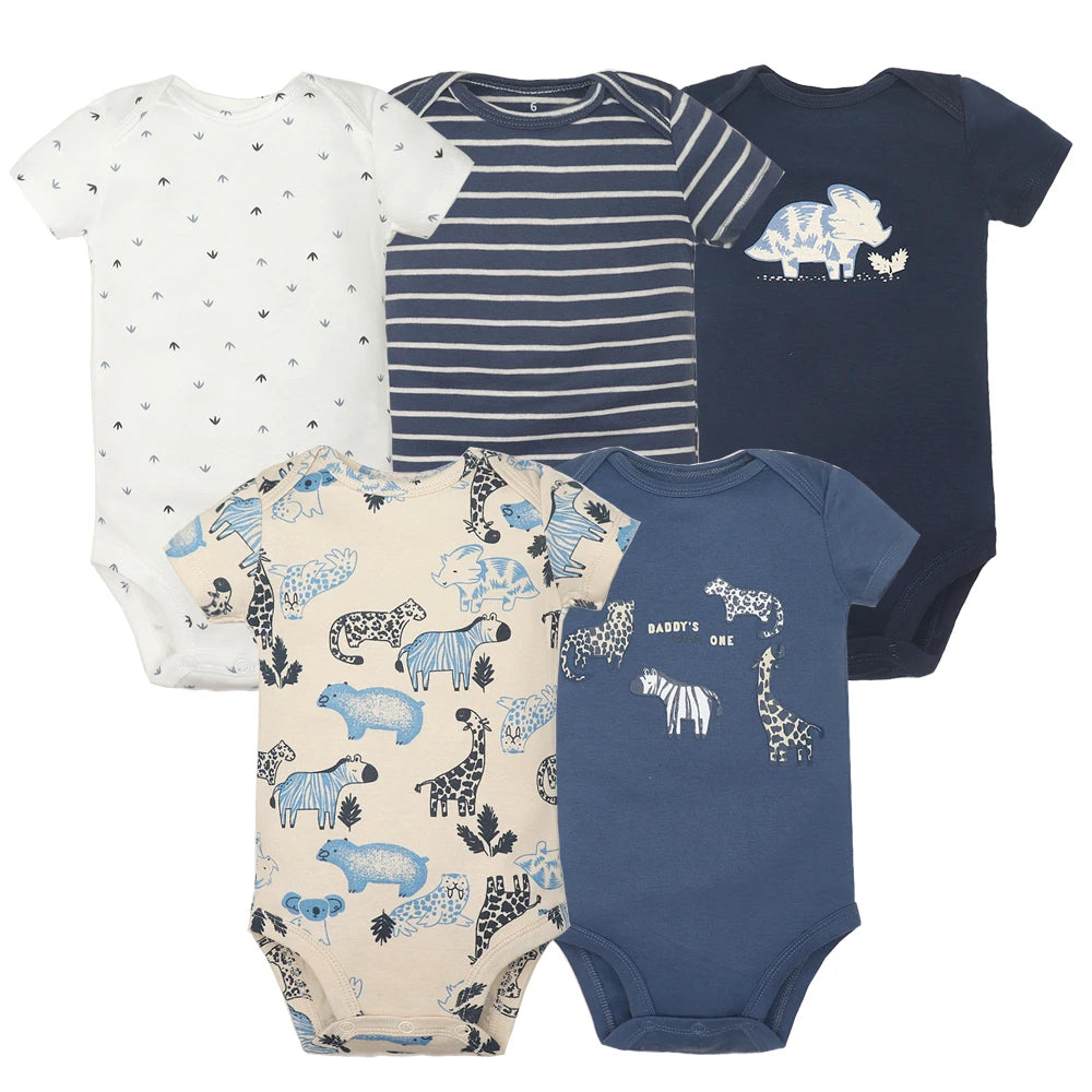 100% Cotton 5PCS/Lot Baby Bodysuits
