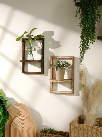 Wooden Display Shelf