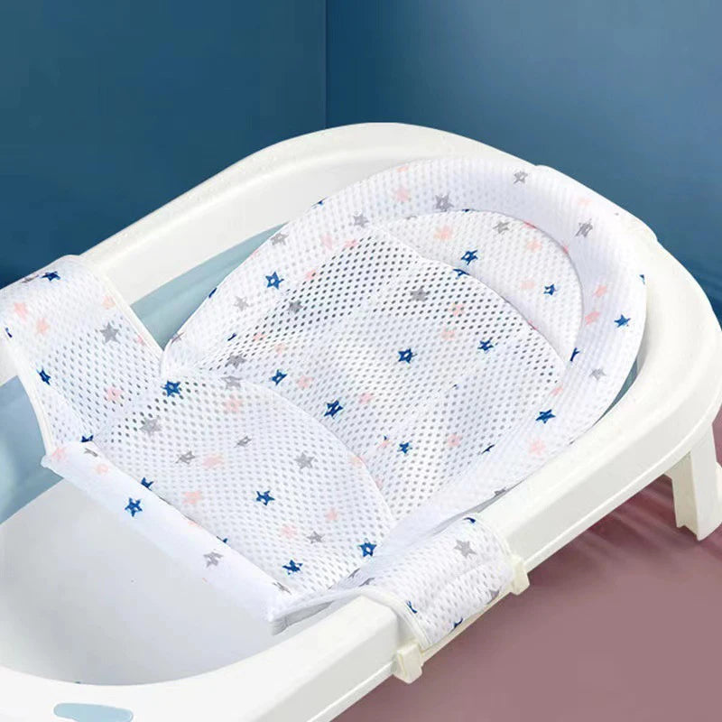 Adjustable Non-Slip Baby Bath Net Recliner Mat