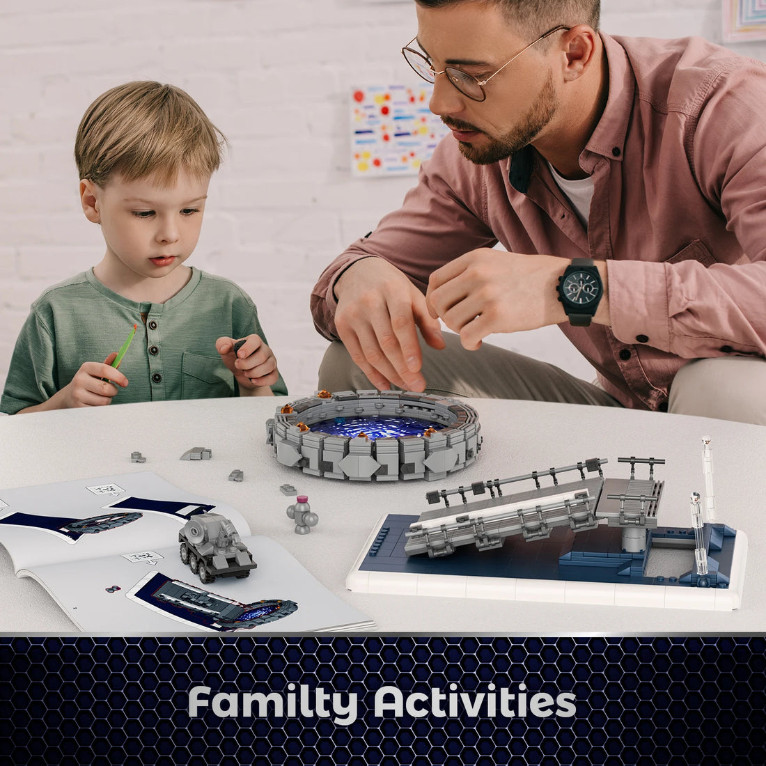 Stargateal 722-Piece Space Travel Building Blocks