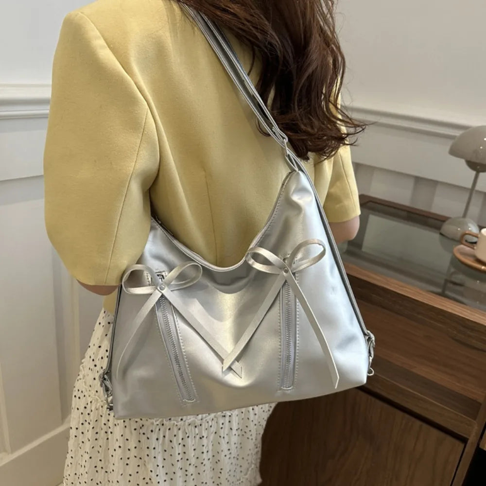 2-in-1 Bowknot Shoulder Backpack Bag