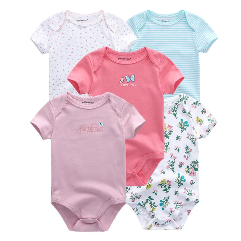 Short Sleeve Baby Bodysuits