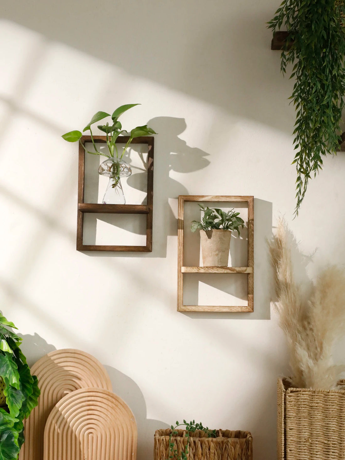 Wooden Display Shelf