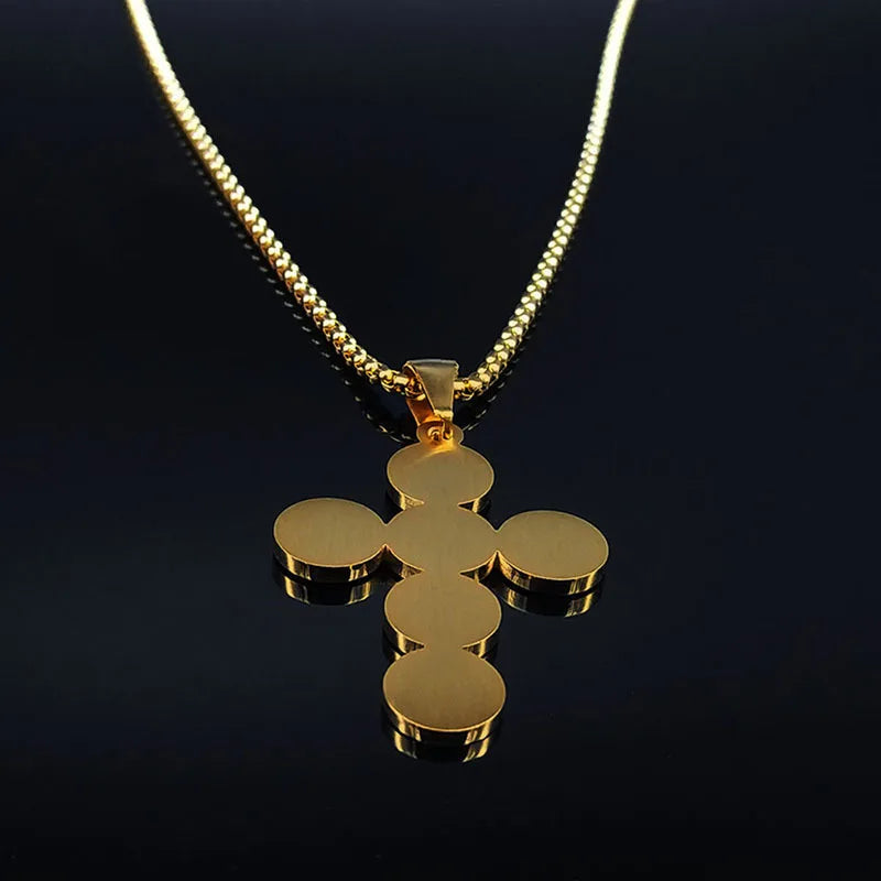 Stainless Steel Saint Benedict Necklace