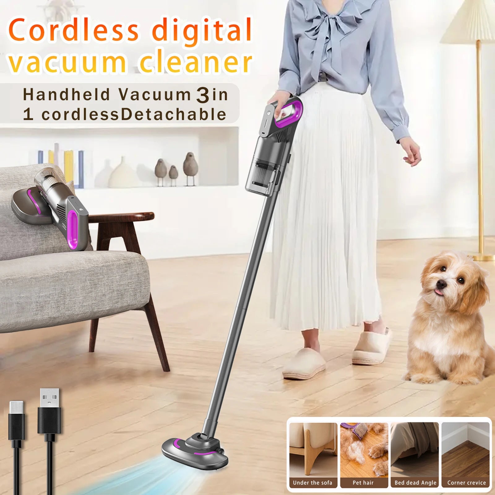 Cordless Handheld Vacuum Cleaner