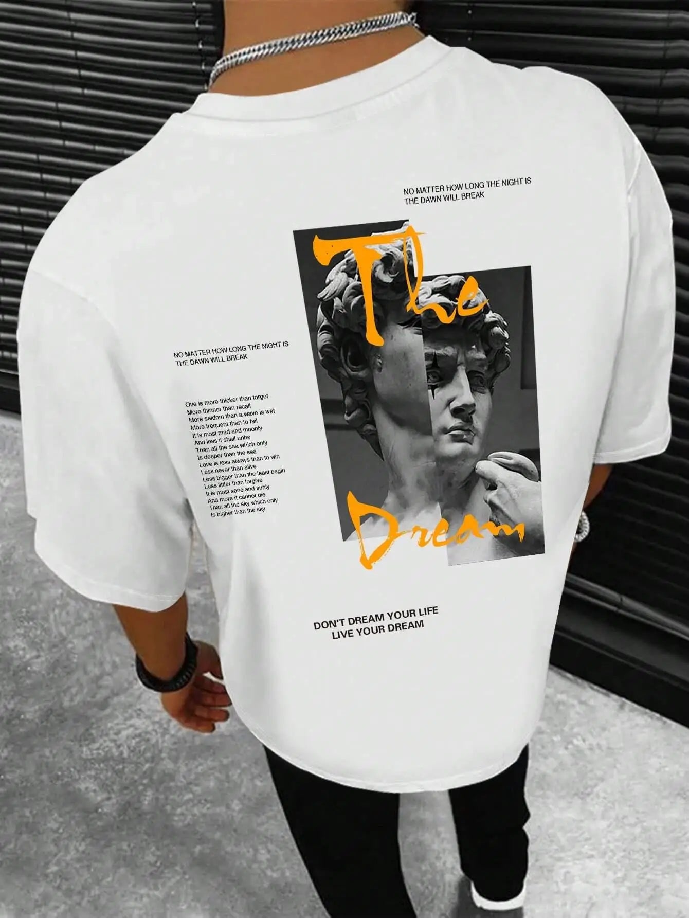 Men’s Printed Cotton O-Neck T-Shirt