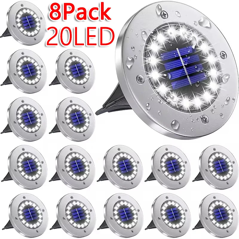 Solar Disk Lights Outdoor