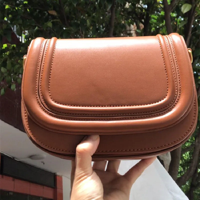 Trending PU Leather Saddle Bag