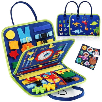 Montessori Quiet Book for Travel Learning