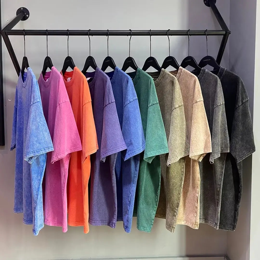 Men’s Vintage Loose-Fitting Cotton T-Shirt