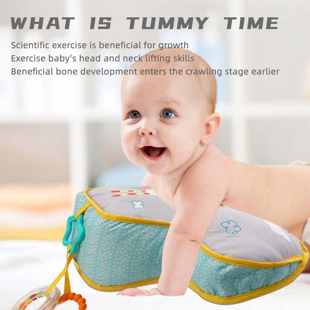 High Contrast Baby Tummy Time Support Pillow